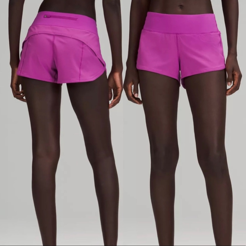 Sold Lululemon Speed Up LR Short *2.5" - Vivid Plum - Picture 1 of 8